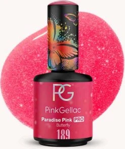 Pink Gellac - Paradise Pink - Gellak - Vegan - Roze - Glanzend - 15ml -Modecosmetica 1009x1200