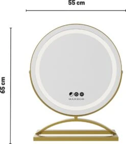 Marbor Make Up Spiegel Met LED Verlichting - Goud - Hollywood Mirror 11 Marbor Make Up Spiegel Met LED Verlichting - Goud - Hollywood Mirror -Modecosmetica 1052x1200