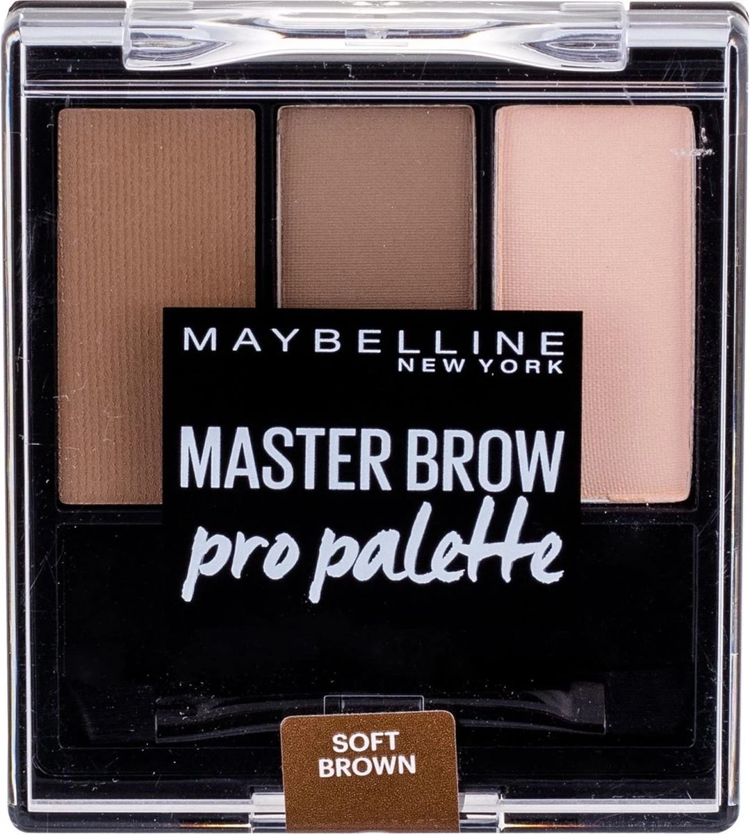 Maybelline Master Brow Design Kit - 3 Soft Brown - Bruin - Wenkbrauw Set 3 Maybelline Master Brow Design Kit - 3 Soft Brown - Bruin - Wenkbrauw Set - Image 3