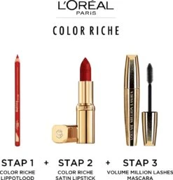 L’Oréal Paris Make-Up Designer Color Riche Satin Lipstick - 231 Sepia Silk - Nude - Verzorgende Lippenstift Met Arganolie Voor Een Comfortabel Gevoel - 4,54 Gr 19 L’Oréal Paris Make-Up Designer Color Riche Satin Lipstick - 231 Sepia Silk - Nude - Verzorgende Lippenstift Met Arganolie Voor Een Comfortabel Gevoel - 4,54 Gr -Modecosmetica 1154x1200