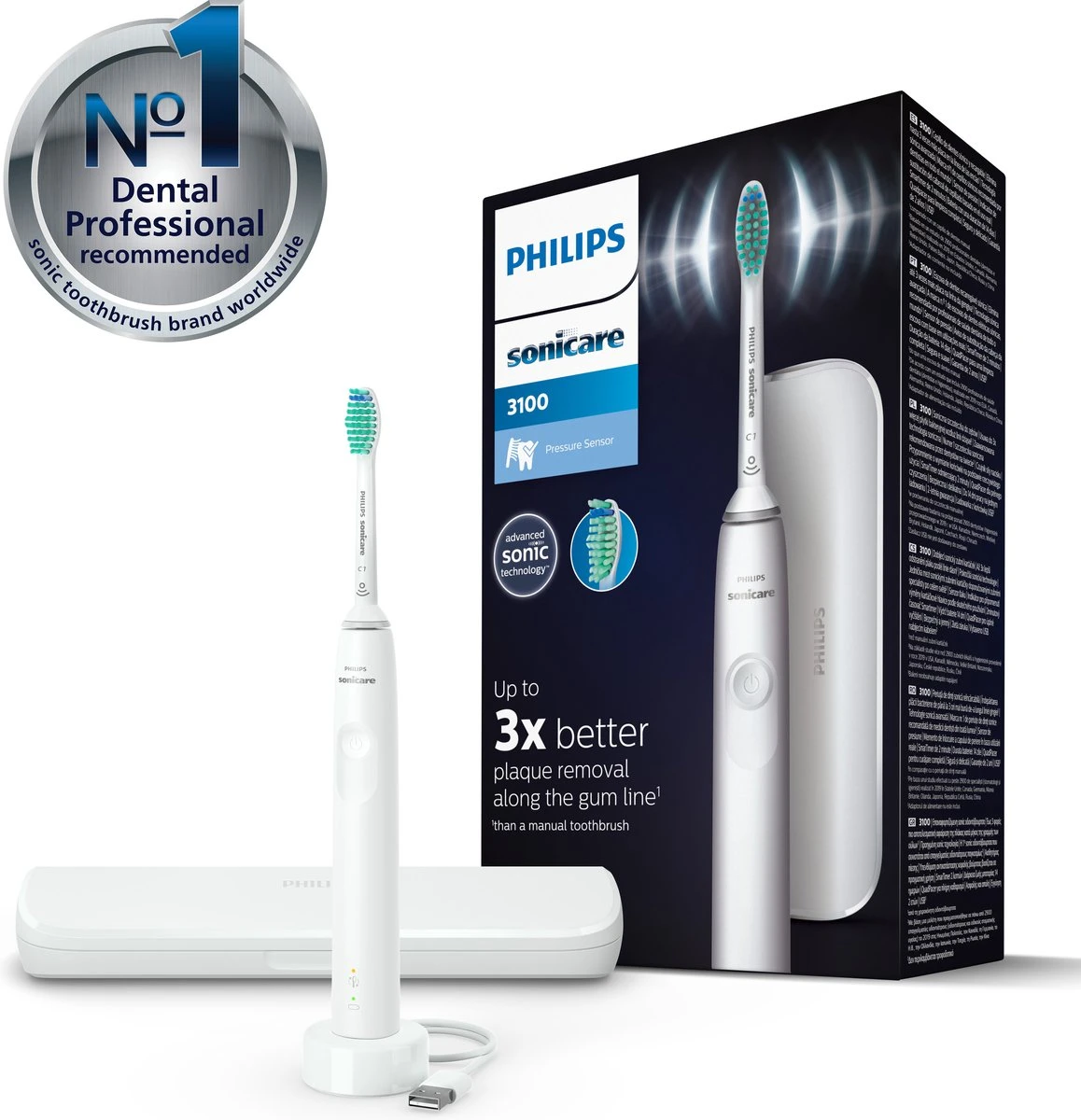 Philips Sonicare Series 3100 HX3673/13 - Elektrische Tandenborstel 2 Philips Sonicare Series 3100 HX3673/13 - Elektrische Tandenborstel - Image 2