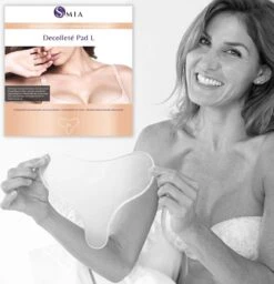 Simia™ Anti Rimpel Beauty Pads - Decolleté Large T Shape Set (2 Stuks) - Herbruikbaar Anti Aging Siliconen Pad Tegen Lijntjes En Slaaprimpels