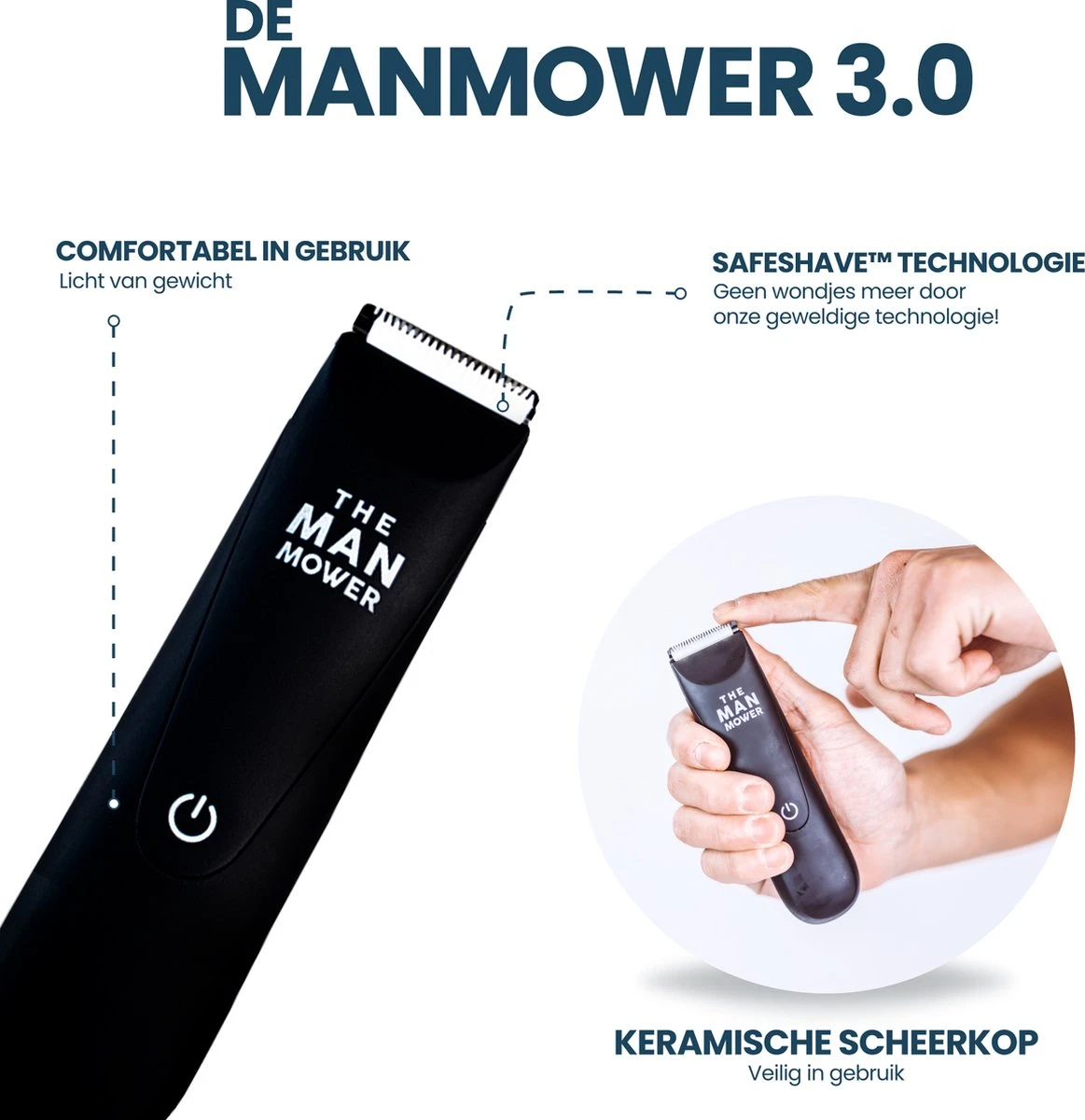 BALZY BushBuster 3.0 - Trimmer - Scheerapparaat - Haartrimmer - Bodygroomer - SafeShave Technologie - Waterdicht - Veilig Scheren - Oplaadbaar 7 BALZY BushBuster 3.0 - Trimmer - Scheerapparaat - Haartrimmer - Bodygroomer - SafeShave Technologie - Waterdicht - Veilig Scheren - Oplaadbaar - Image 7