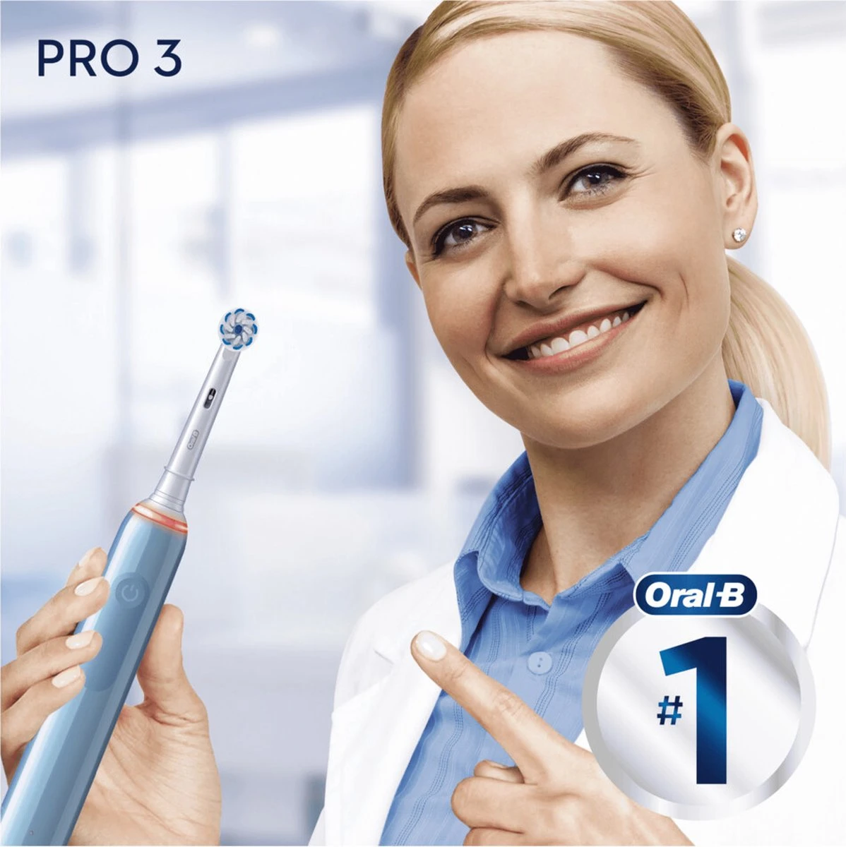 Oral B Oral-B Pro 3 - 3000 - Elektrische Tandenborstel - Ontworpen Door Braun - Blauw 13 Oral B Oral-B Pro 3 - 3000 - Elektrische Tandenborstel - Ontworpen Door Braun - Blauw - Image 13
