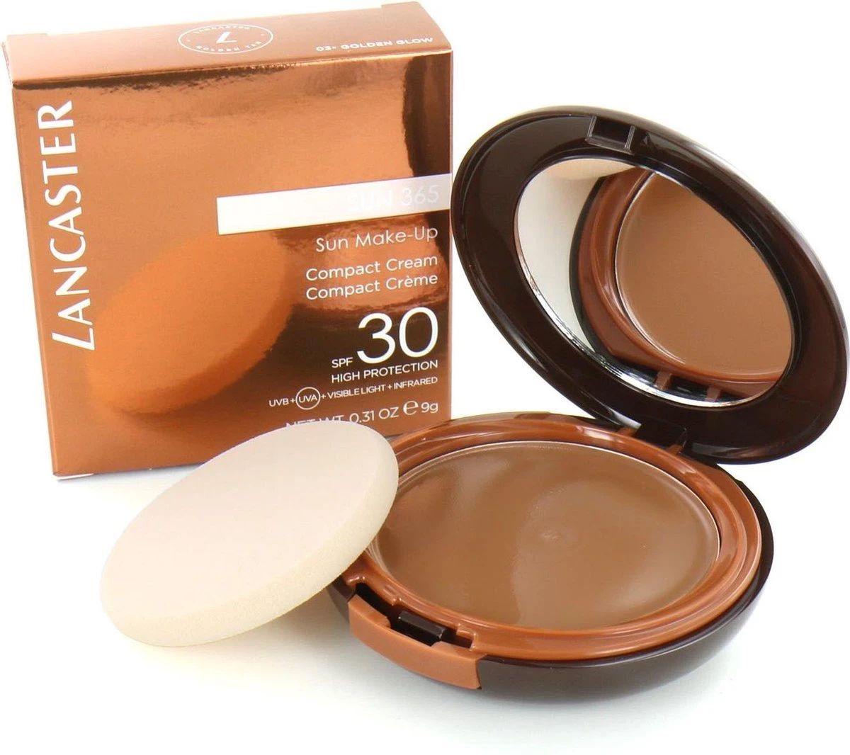 Lancaster Sun 365 Compact Bronzing Creme SPF 30 - 03 Golden Glow - 10 G 6 Lancaster Sun 365 Compact Bronzing Creme SPF 30 - 03 Golden Glow - 10 G - Image 6