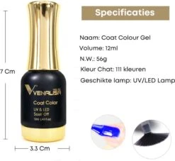 Venalisa 120 Set | 12ml Per Stuk | Professionele Set | Gellak Nagellak | Inclusief Koffer | Polygel | Polygel Kleuren | Polygel Nagels | Polygel Kit -Modecosmetica 1200x1105