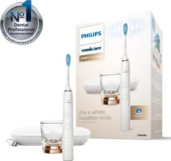 Philips Sonicare DiamondClean 9000 HX9911/94 - Luxe Elektrische Tandenborstel - Wit En Rosé Goud -Modecosmetica 1200x1131 1