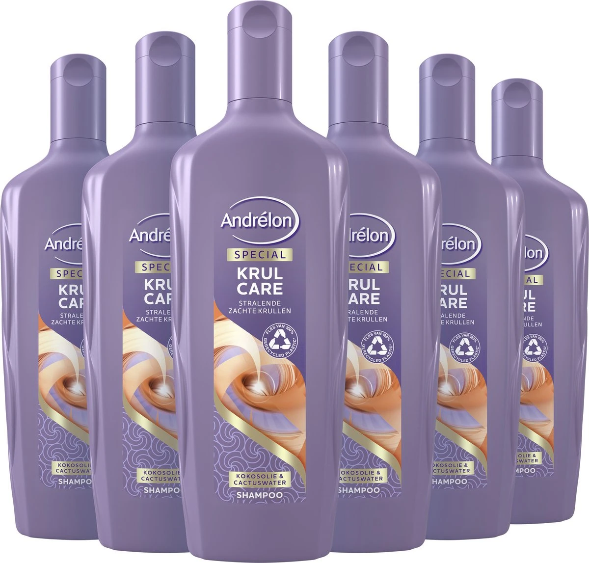 Andrélon Krul Care Shampoo - 6 X 300 Ml - Voordeelverpakking 2 Andrélon Krul Care Shampoo - 6 X 300 Ml - Voordeelverpakking - Image 2