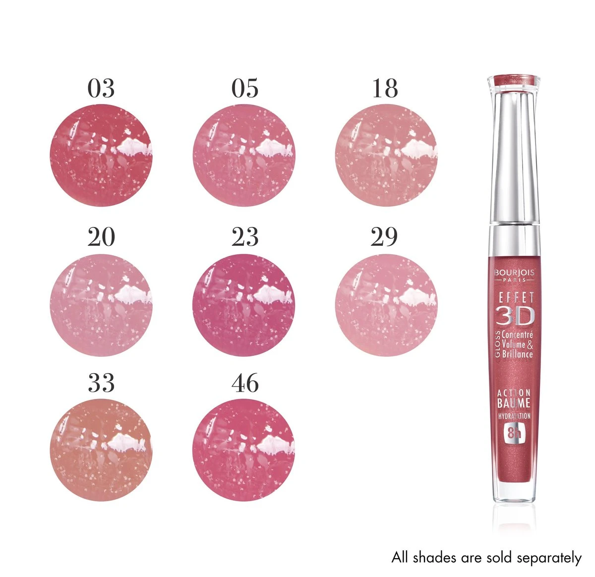 Bourjois Gloss Effet 3D Effect Lipgloss - 03 Brun Rose Academic 6 Bourjois Gloss Effet 3D Effect Lipgloss - 03 Brun Rose Academic - Image 6