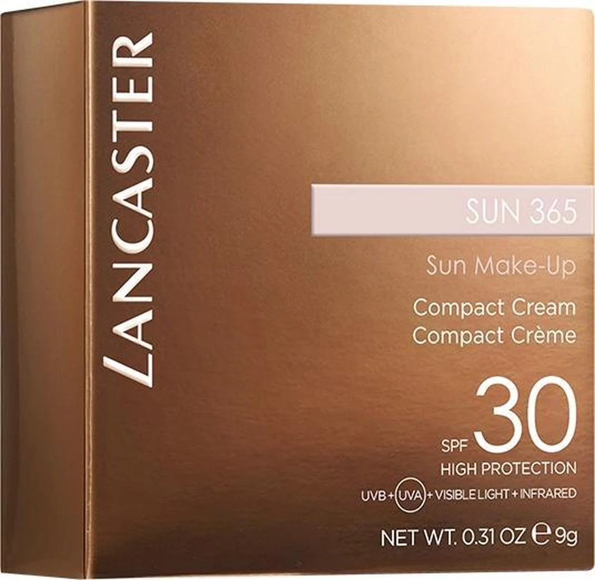 Lancaster Sun 365 Compact Bronzing Creme SPF 30 - 03 Golden Glow - 10 G 11 Lancaster Sun 365 Compact Bronzing Creme SPF 30 - 03 Golden Glow - 10 G - Image 11