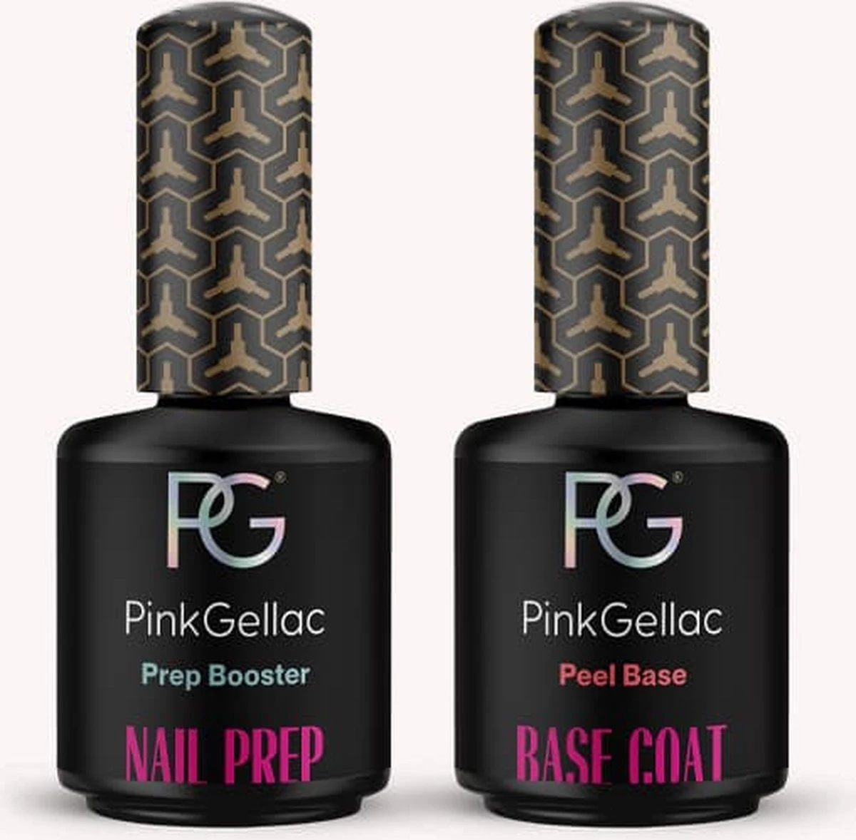 Pink Gellac - Peel Base Set - Peel Off Base Coat & Prep Booster 1 Pink Gellac - Peel Base Set - Peel Off Base Coat & Prep Booster