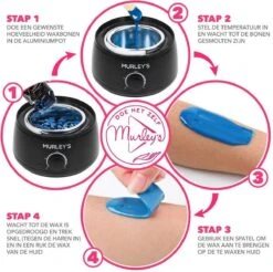 MURLEY'S Wax Apparaat Ontharen Set 500 Gram Waxbonen, Pre En Afterspray (2x 60ml) En 30 Houten Spatels Voor Lichaam En Gezicht -Modecosmetica 1200x1196 5