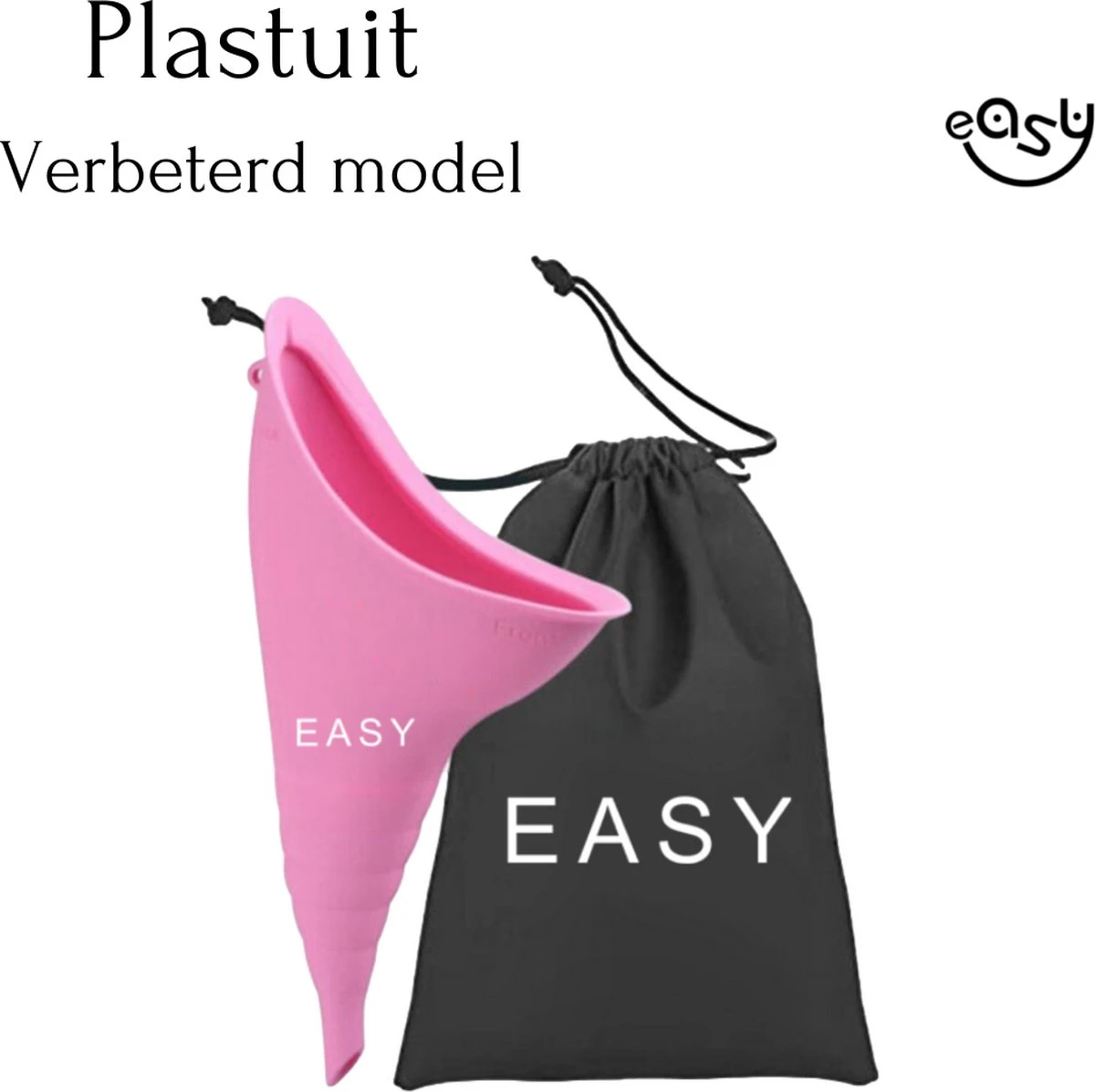 Plastuit - Plastuitje - Herbruikbaar - Verbeterd Model - Urinaal - Siliconen - Plastuit Voor Vrouwen 1 Plastuit - Plastuitje - Herbruikbaar - Verbeterd Model - Urinaal - Siliconen - Plastuit Voor Vrouwen