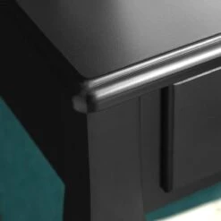 Merkloos Kaptafel, Kaptafel Met Grote Spiegel Zonder Frame, Toilettafel, Kaptafel, Voor Make-up, Gewatteerde Kruk, 5 Laden, Verplaatsbare Opbergdoos, Zwart RDT25BK -Modecosmetica 1200x1200 108