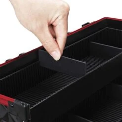 Make-upkoffer, Kapperskoffer, Cosmeticakoffer, Lege Nagelkoffer, Multikoffer, Afsluitbaar Voor Nageldesign/massageolie/fotoapparatuur, 34,7 X 22,2 X 25 Cm , Volledig Zwart HM-YAHEE-411233 11 Make-upkoffer, Kapperskoffer, Cosmeticakoffer, Lege Nagelkoffer, Multikoffer, Afsluitbaar Voor Nageldesign/massageolie/fotoapparatuur, 34,7 X 22,2 X 25 Cm , Volledig Zwart HM-YAHEE-411233 -Modecosmetica 1200x1200 121