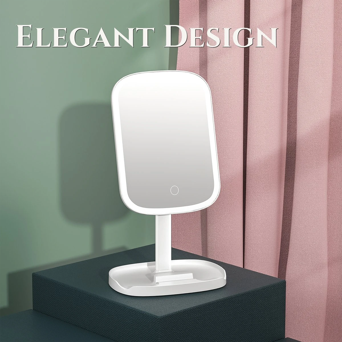 HighHome - Make Up Spiegel Met Led Verlichting - Inclusief 10x Spiegel - 3 Warmtes - 360 °C Draaibaar 5 HighHome - Make Up Spiegel Met Led Verlichting - Inclusief 10x Spiegel - 3 Warmtes - 360 °C Draaibaar - Image 5