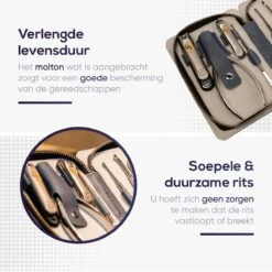 Skeraxo 8-delige Luxe Verschillende Tools - Professioneel Manicure Set & Pedicureset Met Nagelvijl & Nageltang – Behandeling Nagels En Huid -Modecosmetica 1200x1200 200