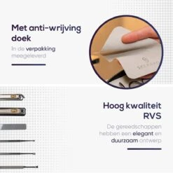 Skeraxo 8-delige Luxe Verschillende Tools - Professioneel Manicure Set & Pedicureset Met Nagelvijl & Nageltang – Behandeling Nagels En Huid -Modecosmetica 1200x1200 202