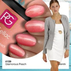 Pink Gellac - Glamorous Peach - Gellak - Vegan - Oranje - Glanzend - 15ml -Modecosmetica 1200x1200 224