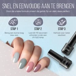 Gellak Starterspakket - Gellak - Gel Nagellak - Gellak Set - 6x8ML Kleuren - Nude Edition - Gellac - Nude Kleuren -Modecosmetica 1200x1200 242