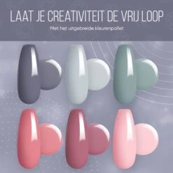 Gellak Starterspakket - Gellak - Gel Nagellak - Gellak Set - 6x8ML Kleuren - Nude Edition - Gellac - Nude Kleuren -Modecosmetica 1200x1200 245