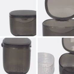 Gebitsbakje - Beugelbakje - Incl. Lekbakje - Roze - Voor - Beugel - Kunstgebit - Prothese - Beugelbakje - Beugeldoosje - Bakje -Modecosmetica 1200x1200 289