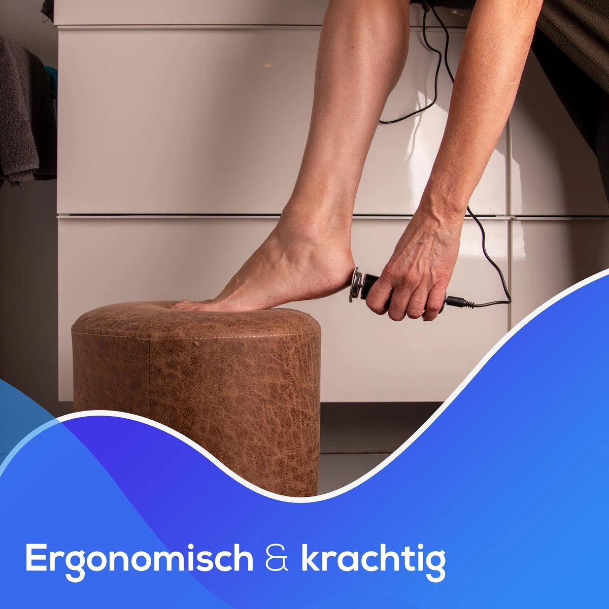 LifeWise Elektrische Eelt Verwijderaar - Voetvijl - 60 Vervangbare Schuurpads - Netstroom Adapter 8 LifeWise Elektrische Eelt Verwijderaar - Voetvijl - 60 Vervangbare Schuurpads - Netstroom Adapter - Image 8