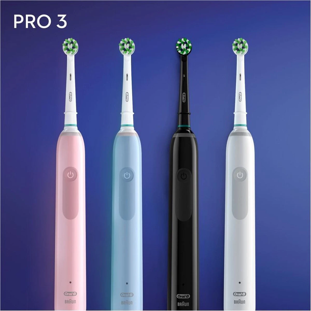 Oral B Oral-B Pro 3 - 3000 - Elektrische Tandenborstel - Ontworpen Door Braun - Blauw 16 Oral B Oral-B Pro 3 - 3000 - Elektrische Tandenborstel - Ontworpen Door Braun - Blauw - Image 16