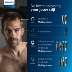 Philips Series 5000 MG5730/15 - Multigroom - Met 11 Hulpstukken -Modecosmetica 1200x1200 338