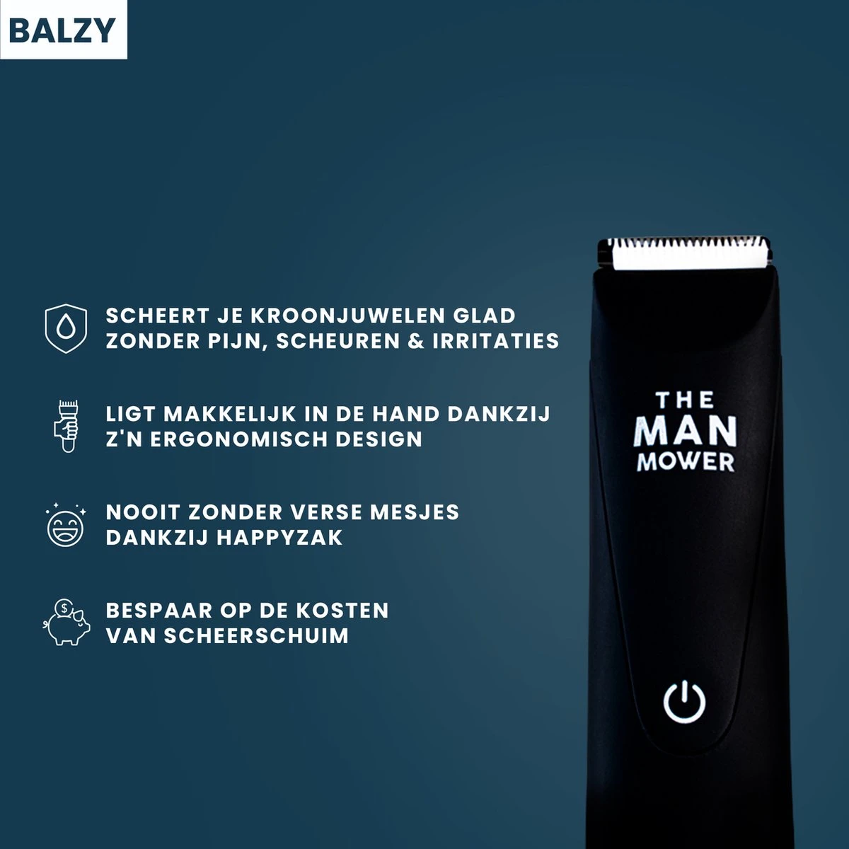 BALZY BushBuster 3.0 - Trimmer - Scheerapparaat - Haartrimmer - Bodygroomer - SafeShave Technologie - Waterdicht - Veilig Scheren - Oplaadbaar 6 BALZY BushBuster 3.0 - Trimmer - Scheerapparaat - Haartrimmer - Bodygroomer - SafeShave Technologie - Waterdicht - Veilig Scheren - Oplaadbaar - Image 6