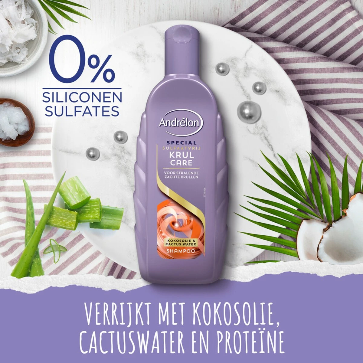 Andrélon Krul Care Shampoo - 6 X 300 Ml - Voordeelverpakking 11 Andrélon Krul Care Shampoo - 6 X 300 Ml - Voordeelverpakking - Image 11