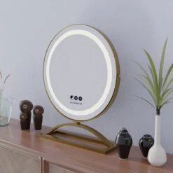 Marbor Make Up Spiegel Met LED Verlichting - Goud - Hollywood Mirror 10 Marbor Make Up Spiegel Met LED Verlichting - Goud - Hollywood Mirror -Modecosmetica 1200x1200 87