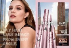 Maybelline Lash Sensational Sky High Waterproof - Zwart - Lengte Mascara - 6 Ml 14 Maybelline Lash Sensational Sky High Waterproof - Zwart - Lengte Mascara - 6 Ml -Modecosmetica 1200x815