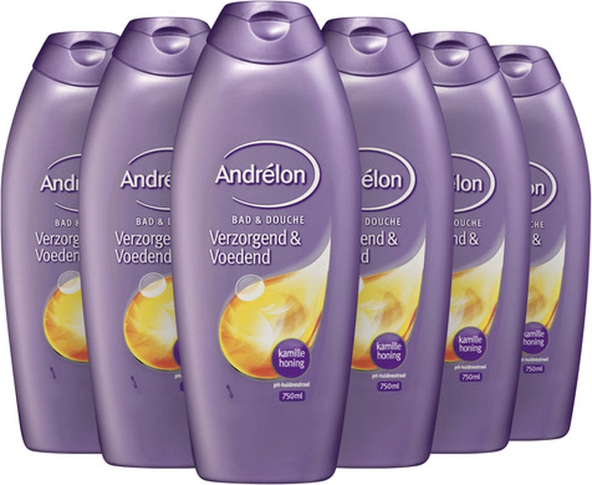 Andrélon 2in1 Bad & Douchegel - 6 X 750 Ml - Voordeelverpakking 1 Andrélon 2in1 Bad & Douchegel - 6 X 750 Ml - Voordeelverpakking