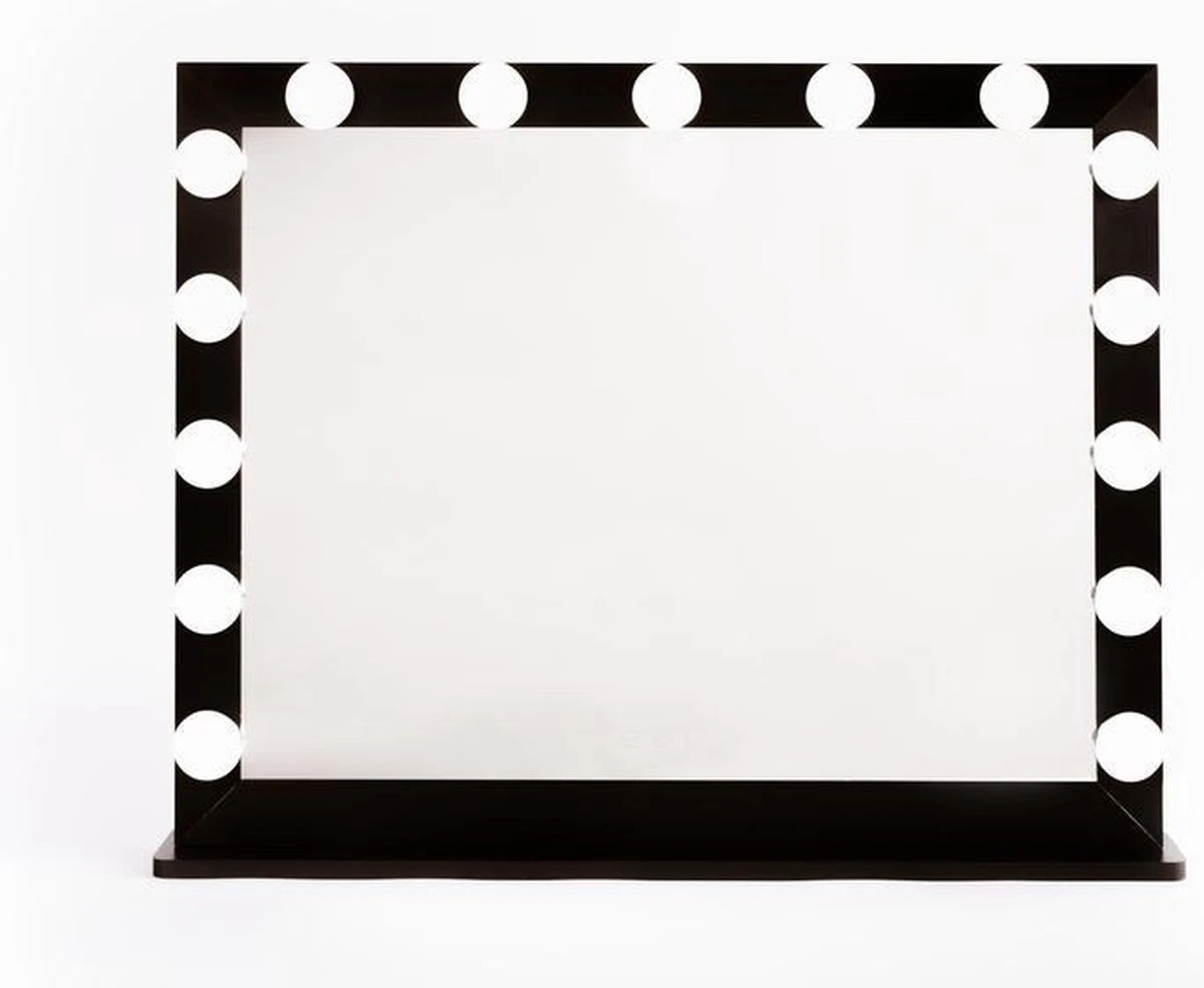 Make Up Spiegel Met Verlichting | Vivo | Hollywood Spiegel | Zwart | Touch | 3 Standen | 70x54 7 Make Up Spiegel Met Verlichting | Vivo | Hollywood Spiegel | Zwart | Touch | 3 Standen | 70x54 - Image 7