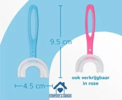Tandenborstel Voor Kinderen - Eenvoudig, Hygiënisch En De Oplossing Voor Tandenpoetsen Bij Kinderen - BPA Vrij - BLAUW - 2 Tot 6 Jaar -Modecosmetica 1200x988 1