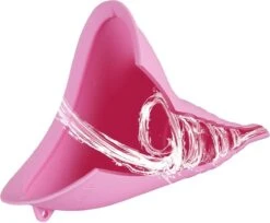 Peesential XL Plastuit Voor Vrouwen - Vrouwen Urinoir - Urine Fles - Urinaal - Herbruikbaar Plastuitje - Staand Plassen - Plaskoker Voor Festivals / Reizen / Kamperen - Incl. Hygiënisch Tasje En Extensie - Groot - Roze -Modecosmetica 1200x990