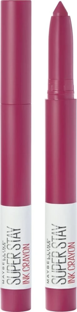 Maybelline SuperStay Ink Crayon Matte Lippenstift - 35 Treat Yourself - Roze -14 Gr -Modecosmetica 297x1200 2