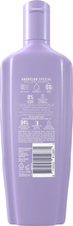 Andrélon Krul Care Shampoo - 6 X 300 Ml - Voordeelverpakking 16 Andrélon Krul Care Shampoo - 6 X 300 Ml - Voordeelverpakking -Modecosmetica 391x1200