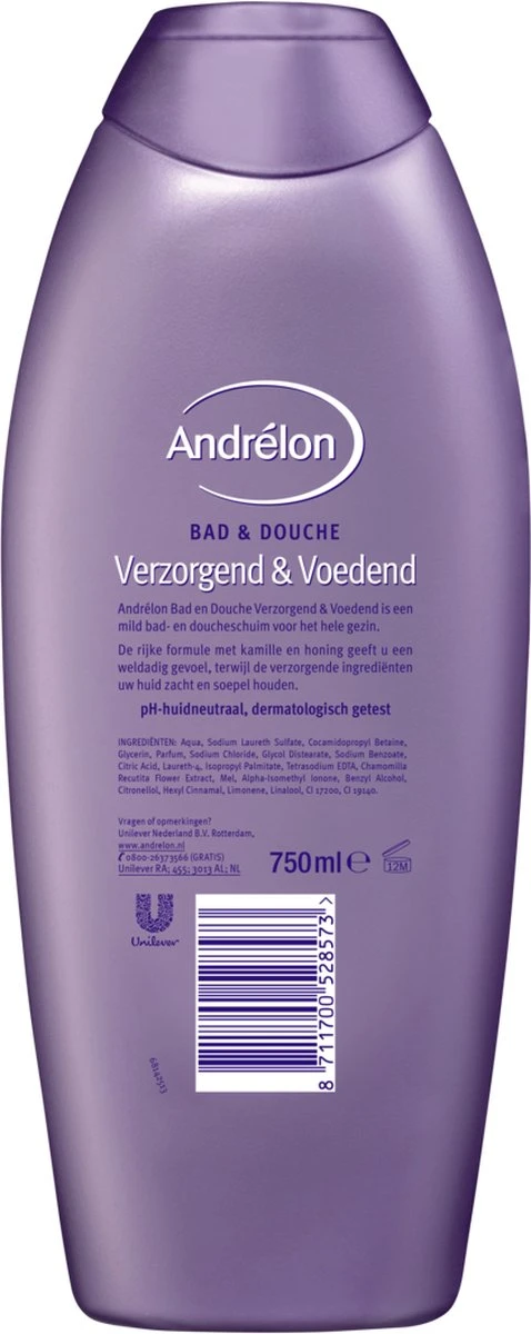 Andrélon 2in1 Bad & Douchegel - 6 X 750 Ml - Voordeelverpakking 7 Andrélon 2in1 Bad & Douchegel - 6 X 750 Ml - Voordeelverpakking - Image 7