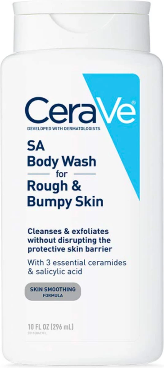 CeraVe Body Wash Met Salicyl Acid - Geurvrij 296ml 1 CeraVe Body Wash Met Salicyl Acid - Geurvrij 296ml