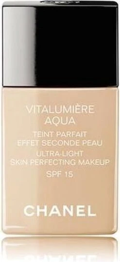 Chanel Vitalumiere Aqua Foundation - 30 Beige - SPF15 - 30 Ml 22 Chanel Vitalumiere Aqua Foundation - 30 Beige - SPF15 - 30 Ml -Modecosmetica 548x1200