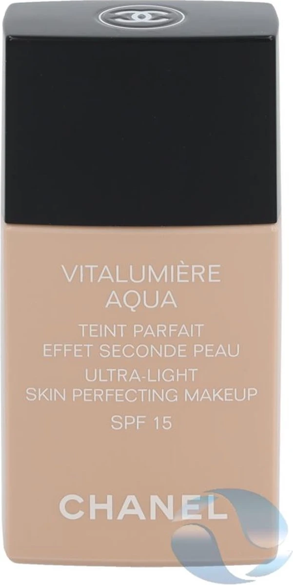 Chanel Vitalumiere Aqua Foundation - 30 Beige - SPF15 - 30 Ml 2 Chanel Vitalumiere Aqua Foundation - 30 Beige - SPF15 - 30 Ml - Afbeelding 2