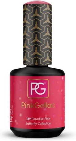 Pink Gellac - Paradise Pink - Gellak - Vegan - Roze - Glanzend - 15ml -Modecosmetica 647x1200
