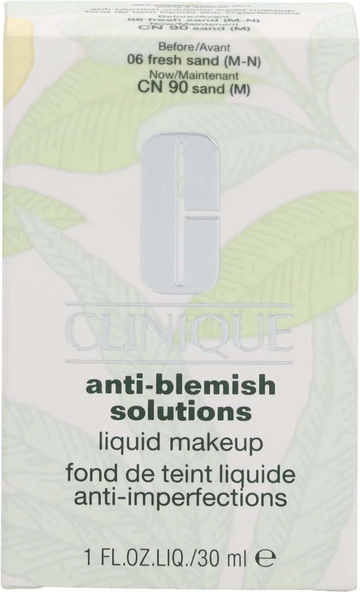 Clinique Anti Blemish Solutions Liquid Foundationl - 06 Fresh Sand 4 Clinique Anti Blemish Solutions Liquid Foundationl - 06 Fresh Sand - Image 4