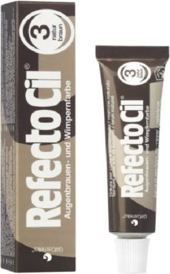 RefectoCil Wenkbrauw- En Wimperverf - Nr. 3 Bruin - 15 Ml