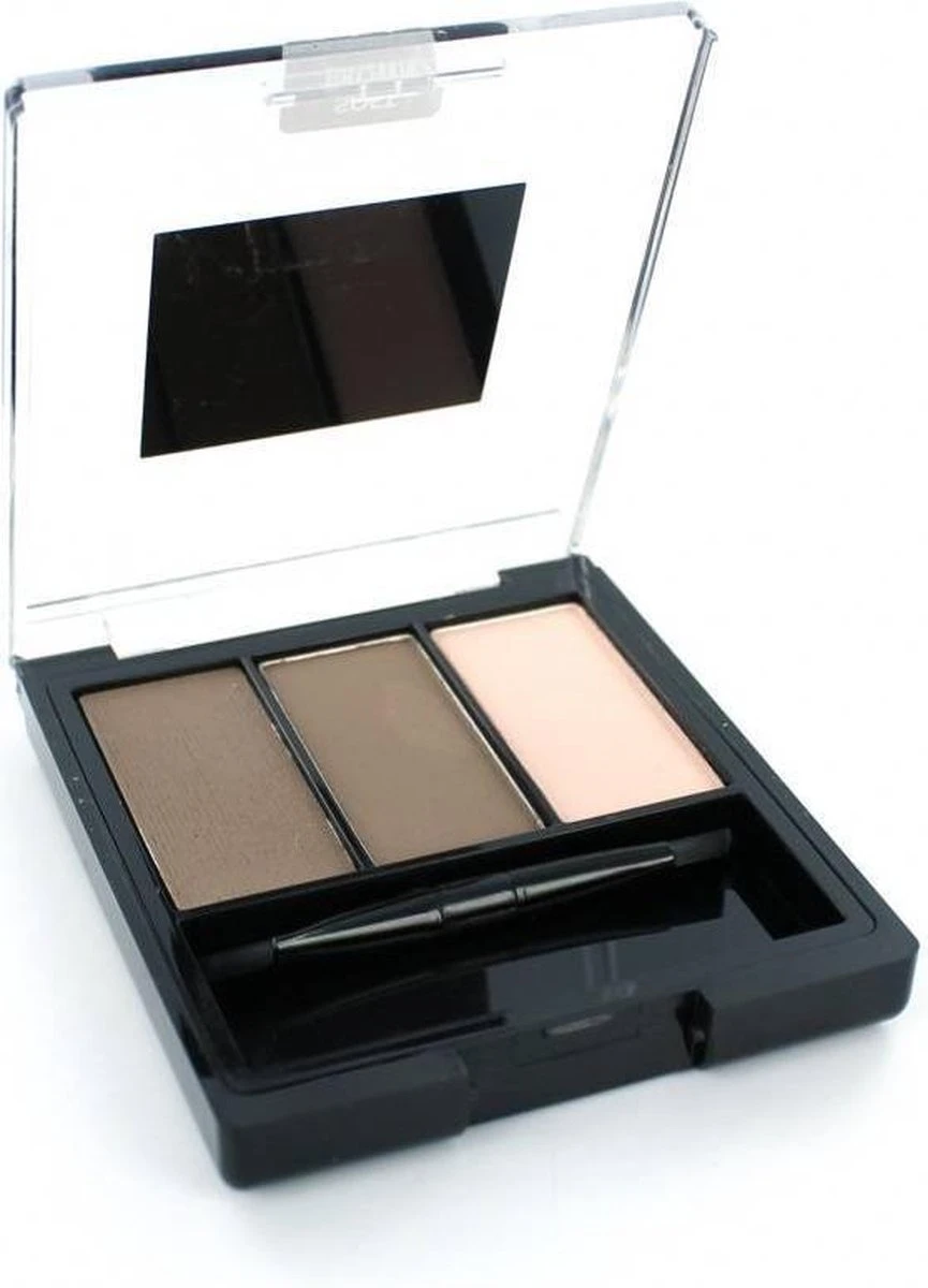 Maybelline Master Brow Design Kit - 3 Soft Brown - Bruin - Wenkbrauw Set 1 Maybelline Master Brow Design Kit - 3 Soft Brown - Bruin - Wenkbrauw Set