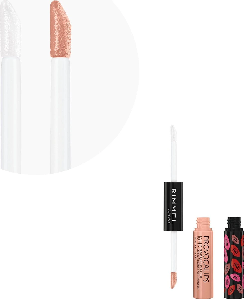 Rimmel London Provocalips Kiss Proof 16 Hr Liquid Lip - 700 Skinny Dipping - 7 Ml - Nude 3 Rimmel London Provocalips Kiss Proof 16 Hr Liquid Lip - 700 Skinny Dipping - 7 Ml - Nude - Image 3